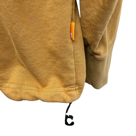 Timberland Mens Pullover Jacket Size Large Hooded Sweatshirt 1/4 Zip Pockets - Picture 10 of 13